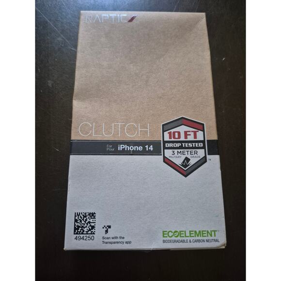 RAPTIC Clutch iPhone 14 Case Military Grade 10ft Drop Protection 6.1 in Black S6 - Picture 7 of 8